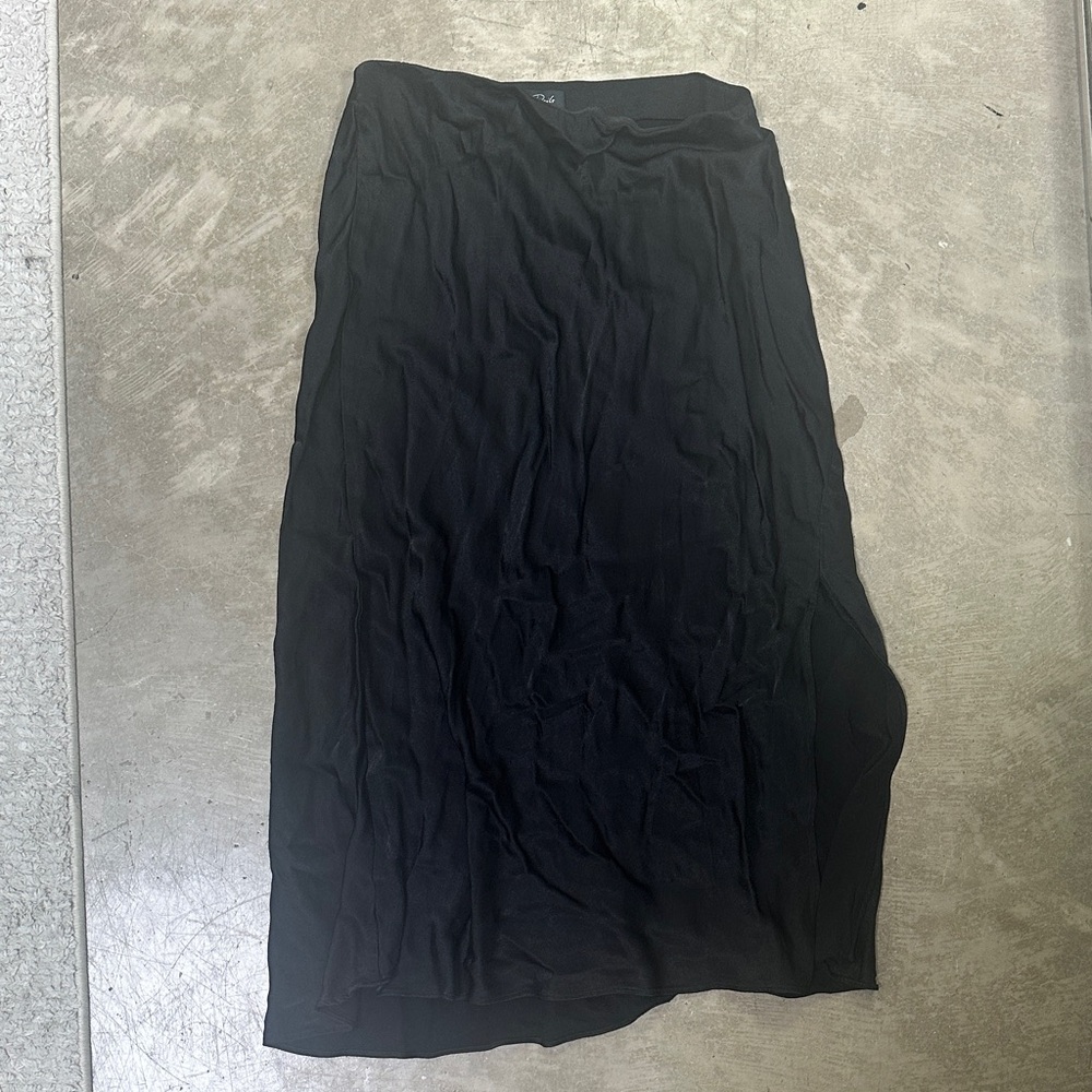 Rails Black Midi Skirt